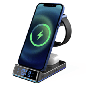 5 IN 1 WIRELESS CHARGER WITH CLOCK