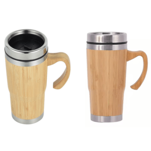 BAMBOO TUMBLER WITH HANDLE