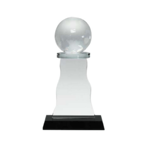 GLOBE CRYSTAL TROPHY CA11