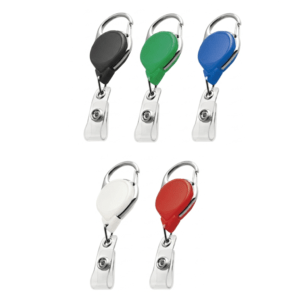 REEL BADGE WITH CARABINER