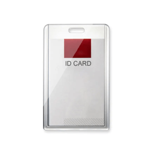 CLEAR VERTICAL CARD HOLDER