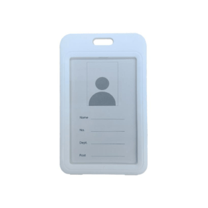 PLASTIC VERTICAL CARD HOLDER WHITE