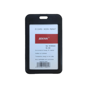 PLASTIC VERTICAL CARD HOLDER BLACK