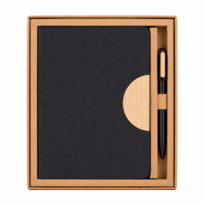 ECORA - NOTEBOOK & PEN BAMBOO GIFT SET